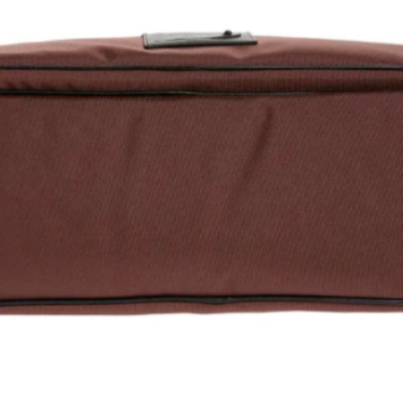 TED BAKER Legally Nylon Holdall Duffle Bag 20x12x9' MSRP$259 Oxblood GreatReview - Picture 8 of 9